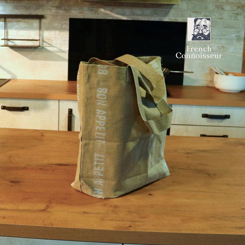 Linen Bag BON APPETIT in a Kitchen