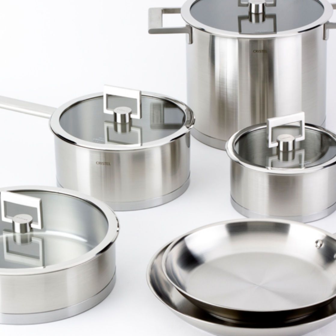 Cristel stainless steel cookware set Made in France