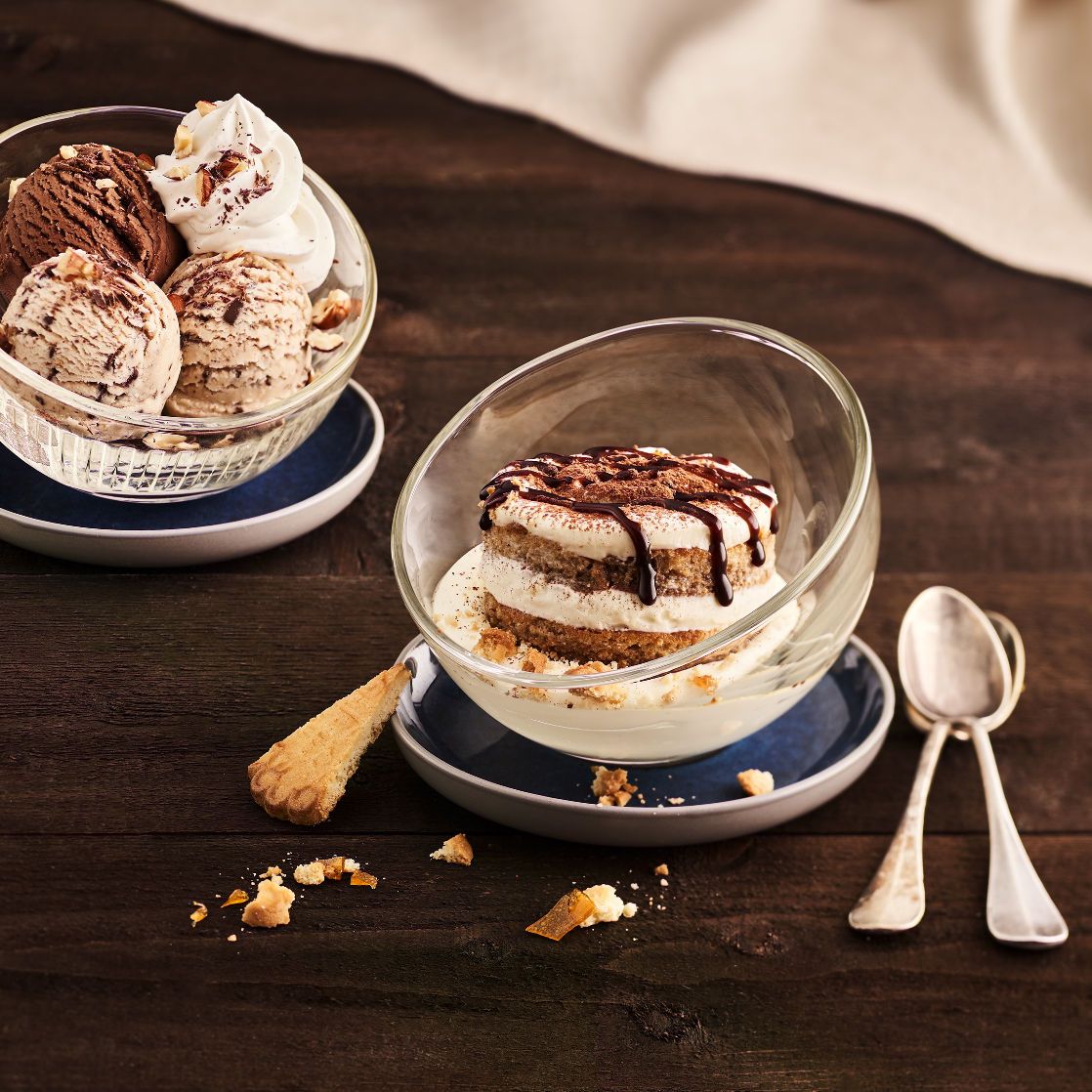 La Rochère glass dinnerware and dessert cups