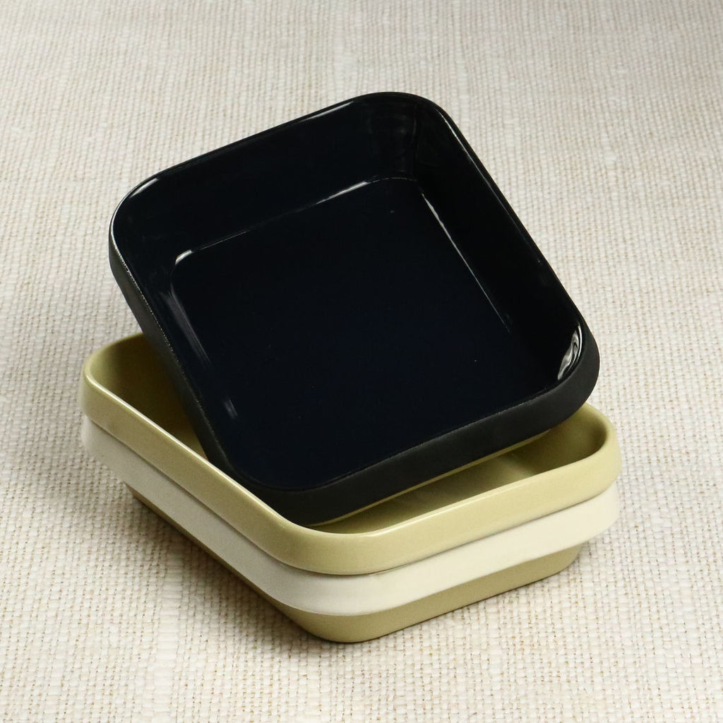 Rectangular Blue Terracotta Dish 23x18x4,5cm