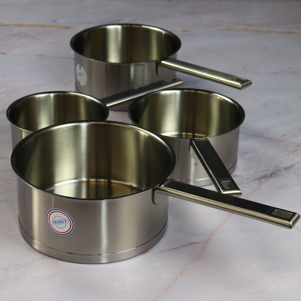 Cristel Set of 4 Saucepans