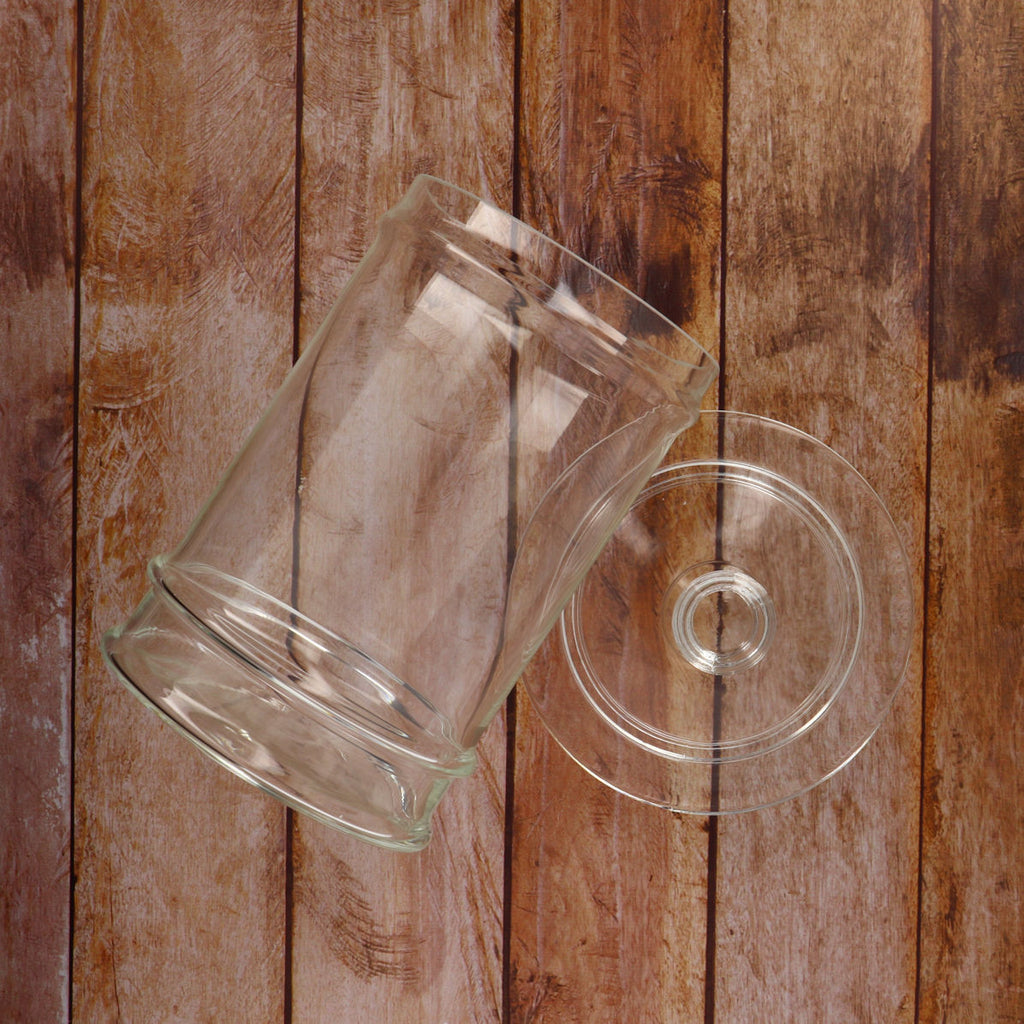 La Rochere Jar with its Lead on Wood Table