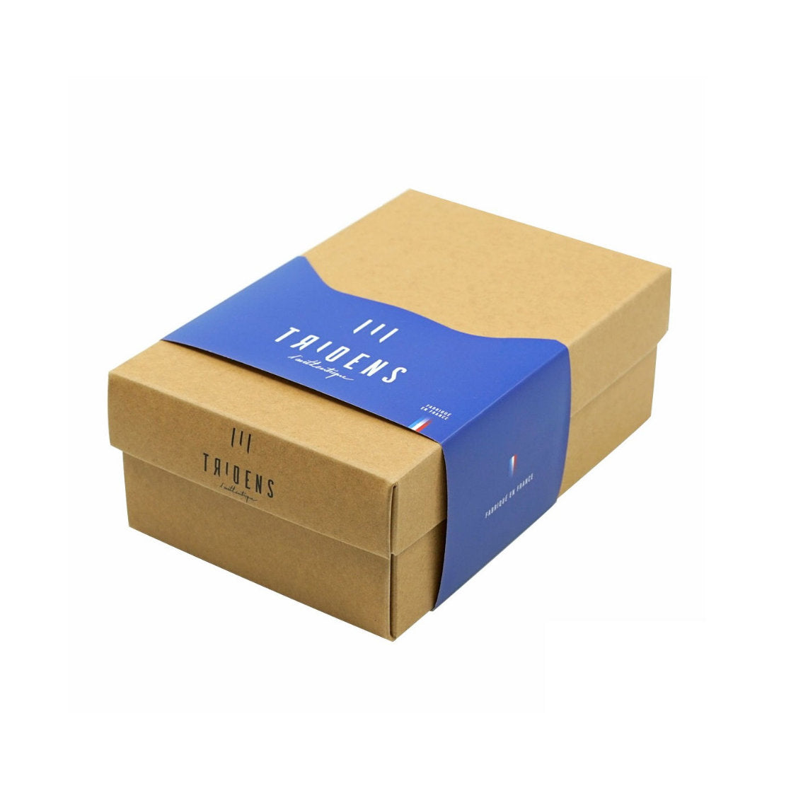 Brushed tridens fork with wooden base - Tridens