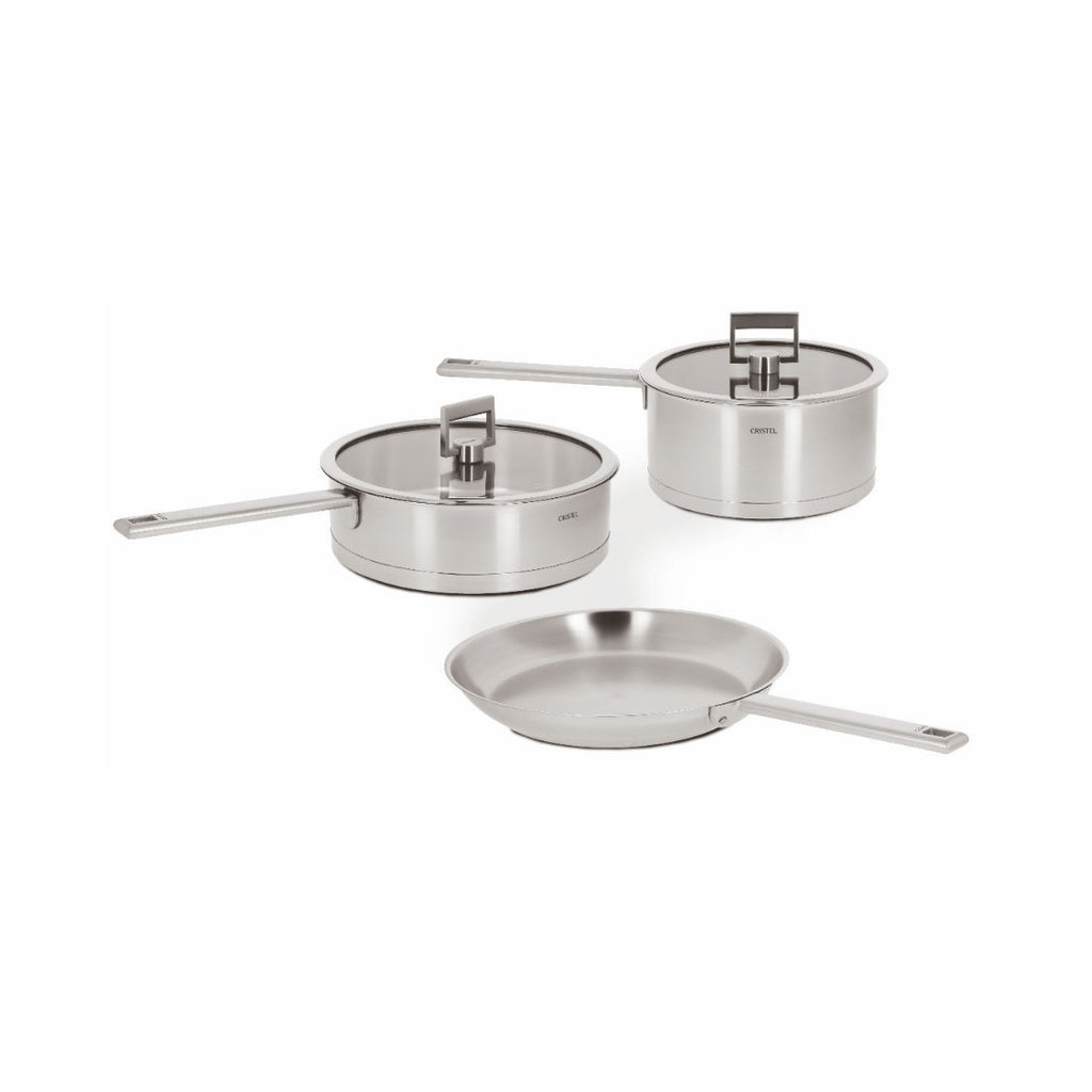 Cristel Fryingpans set and Cristel Saucepans set