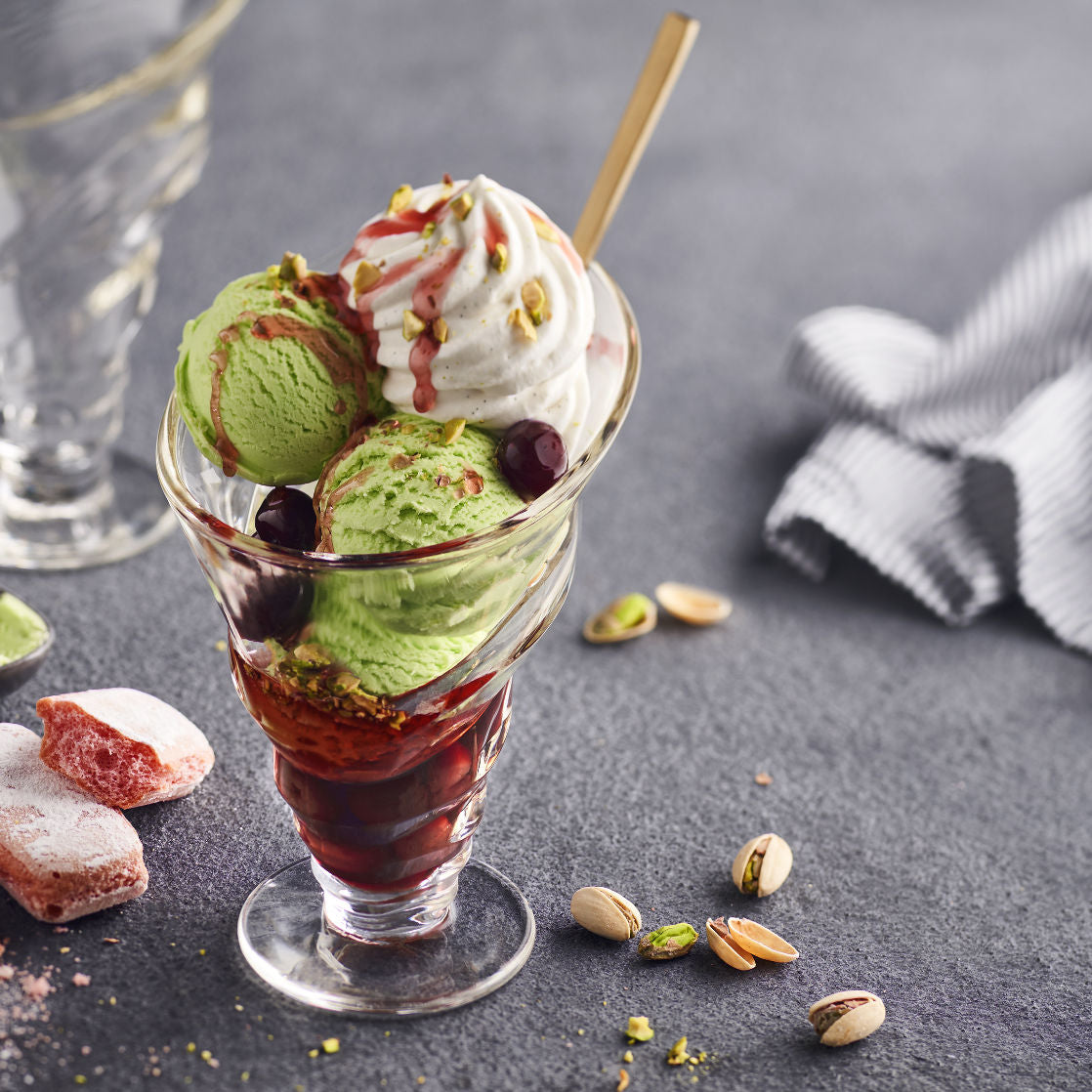 La Rochere Circee High Glass Cups with ice cream